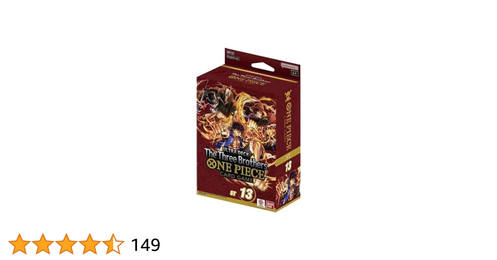 Amazon.co.jp: ワンピース TCG 三兄弟スターターデッキ(ST-13