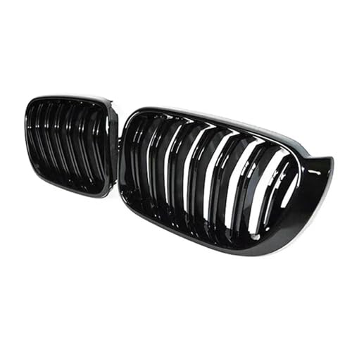 Parrillas riñón delanteras de diseño elegante doble línea, renueva tu X3 o X4 F25 F26 3