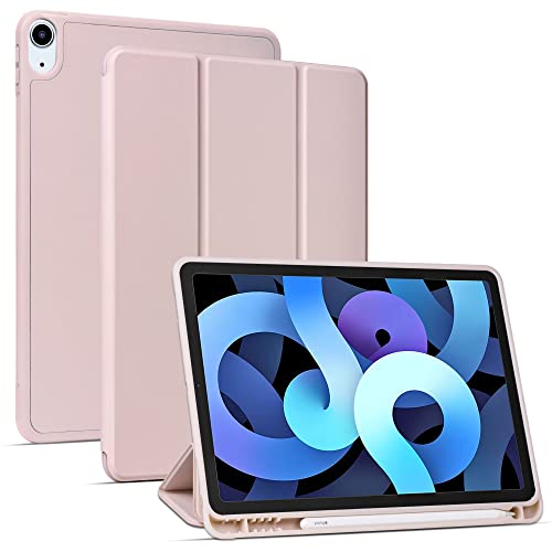 Coque iPad Air 5e/4e Génération Arae 10.9 Pouces - Étui Rose Gold avec Support