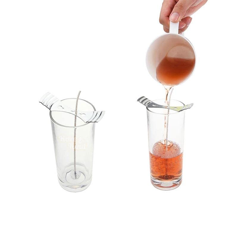 Juego de 5 Soportes Metálicos para Pabilos de Velas miniatura 7