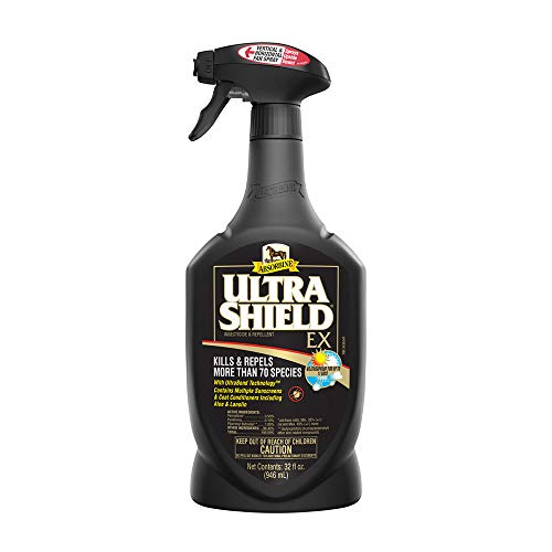 Absorbine UltraShield EX Insecticide & Repellent Fly Control, Protection for Horses and Ponies