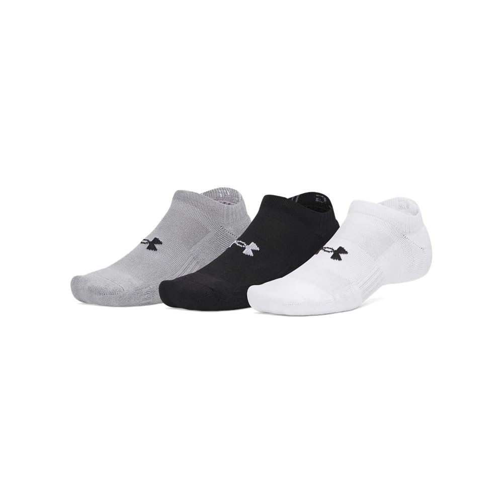 Under Armour Performance Cotton No Show Socks 3 Pack