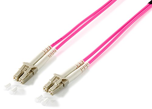 値下げしました　4本　光ファイバーMMF OM4 LCコネクタ　3メートル Amazon.co.jp: 255513の光ファイバケーブル3m OM4 LCの紫色を