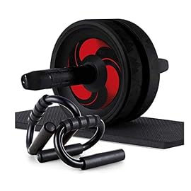 BIAJEK Abdominal Muscle Wheel Plastic Ab Wheels for Abdominal Exercise and Advanced Core Fitness, Premium Plastic, Foam