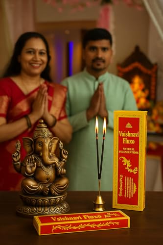 Image of Vaishnavi fluxo (Flora Agarbatti) Masala Incense Sticks Pack of 120 Sticks, 250 GMS.