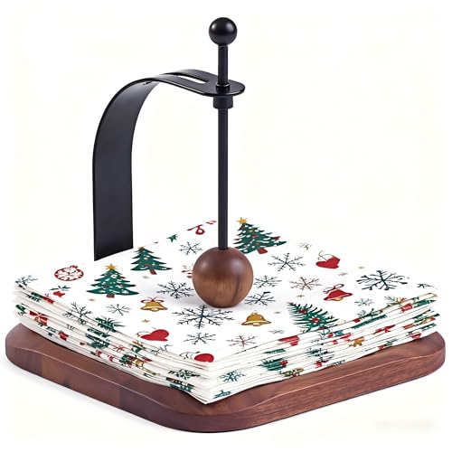 Celestree North American Walnut Napkin Holder for Table - Nordic