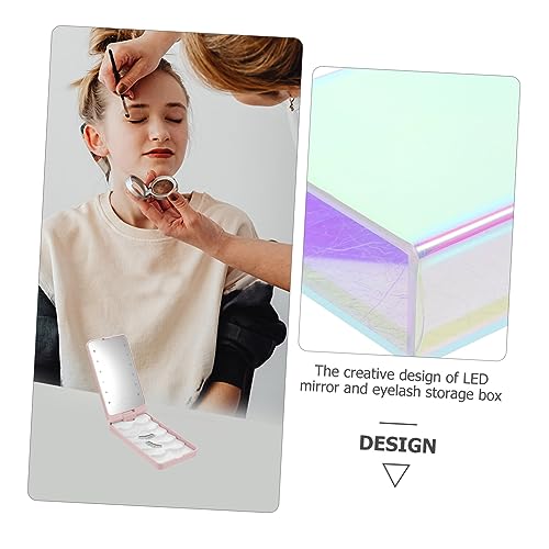 Boîte à cils compacte à LED pour réussir la pose de vos faux cils sans rater