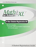 Math XL For School Registration Kit Containing 6 Access Codes for Student Registrations for 12 Months Each ISBN 0131368834 0131368834 Book Cover