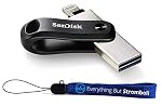 Everything But Stromboli – SanDisk iXpand Go 64 GB Flash-Laufwerk für iPhone, iPad, Com