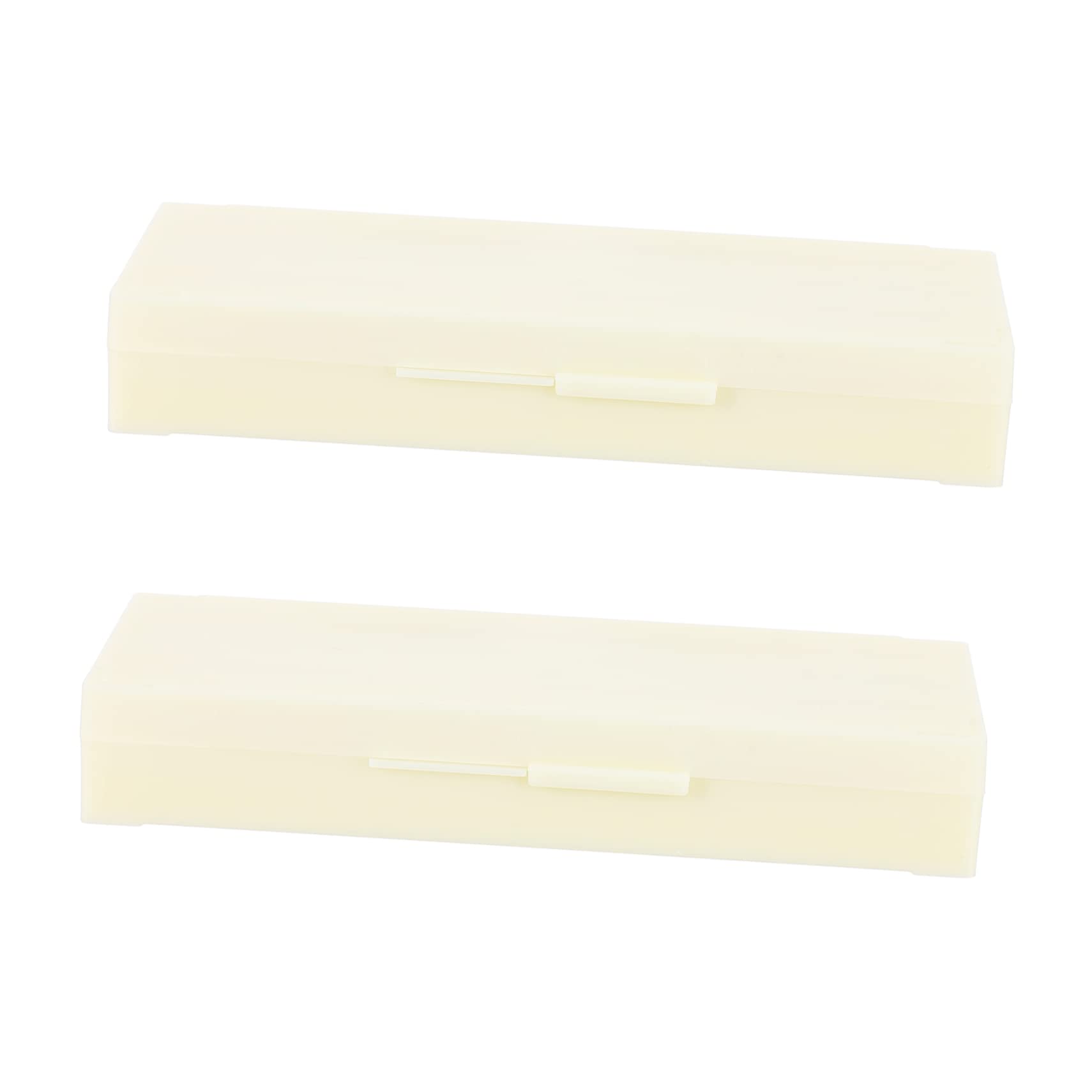 MUCKLILY 50 Slot Microscope Slide Storage Holder Sturdy Plastic Boxes for Secure Slide Protection and Storage