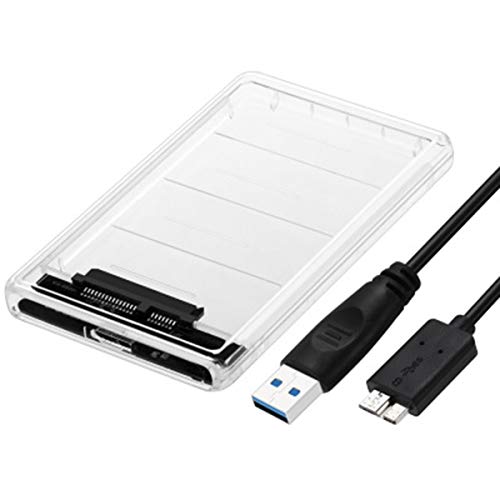 Preisvergleich Produktbild HaiQianXin Festplattengehäuse für 2,5"SATA-Festplatten- / SSD-Festplattenlaufwerke unterstützen bis zu 2 TB