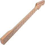 Braço De Guitarra Elétrica, 22 Trastes Maple Substituição Guitarra De Braço, 25.5 Ih, Com Linha Média Dorsal, Para Instrumento Musical Baixo