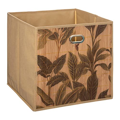 FIVE - Boite de Rangement Bambou 31 x 31 cm