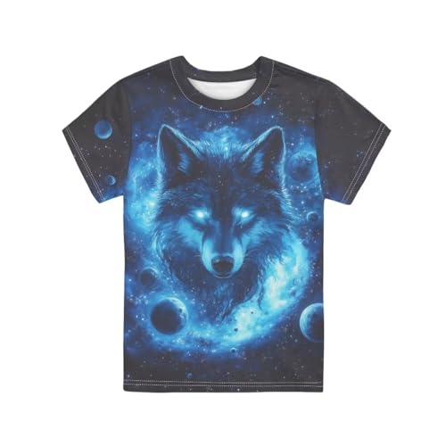 Image of Xhuibop Kids T Shirts for Boys Size 3-16 Girls Short Sleeve Sportswear Active Tops