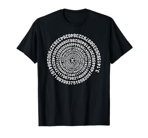Maglia a spirale Pi Math Pi, Pi Day 3.14, Pi Cifre Regalo Maglietta