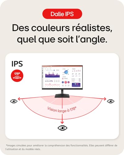 LG Ultragear™ 27GR75Q-B Ecran PC Gaming 27" - Dalle IPS résolution QHD (2560x1440), 1ms GtG 165Hz, HDR 10, sRGB 99%, AMD FreeSync Premium, Compatible NVIDIA G-Sync, inclinable, réglable en Hauteur