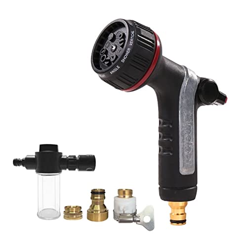 La Pistola De Agua De Alta Presión Puede Ajustar Diez Tipos De Limpieza De Pulverización De Agua Y Lavado De Autos Suministros De Riego De Jardín Multifuncionales Pistola De Agua De Alta Presión (Col