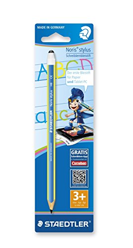 Crayon graphite ecriture et dessin avec embout stylet tactile colore Staedtler