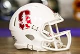Riddell 9585590272 Stanford Cardinal Replica Mini Speed Style Helmet White