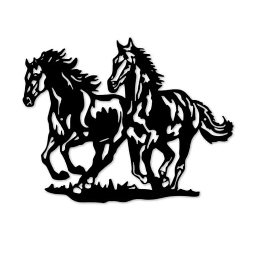 Personalized Horse Metal Sign for Living Room, Bedroom, Kitchen and Office Home Decor Signs(12 inches)