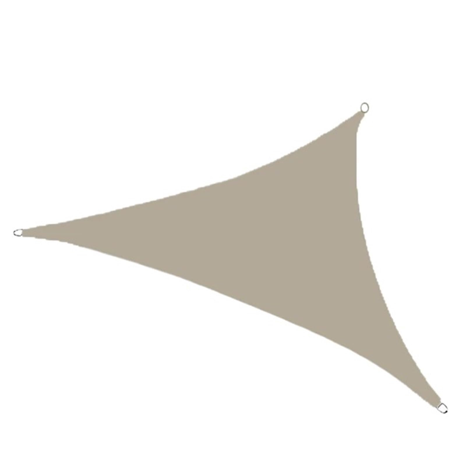 Voile d'ombrage triangulaire 5x5x5m toile de terrasse suspendue pour repas en extérieur