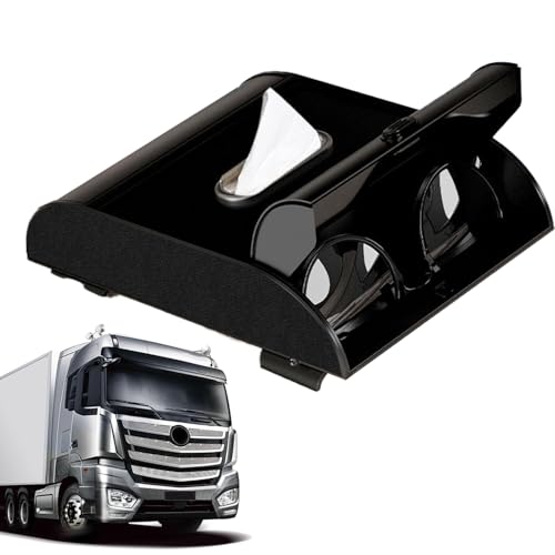 Soporte para pañuelos para visera de coche, soporte para gafas de coche, dispensador de servilletas de almacenamiento para cupón, cartera, conductor, SUV, camión, remolque, caravana, asiento trasero