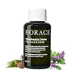 HORACE Patchouli & Cedar Beard Oil for Men - Conditioner with Argan Oil - Gentle Beard Care for All Skin Types - Woody, Aromatic Scent, 30 ml