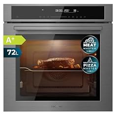 Cecotec Forno da incasso 60 cm Bolero Hexa SM406000 Edge+ A+. 2900 W, 72 L, 12 funzioni, bistecca master, pizza master, steam assist, steam EasyClean, modalità Eco e scongelamento, timer elettronico