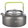 Overmont Camping Kettle Teapot Coffee Pot Portable Aluminium for Outdoor Picnic Hiking