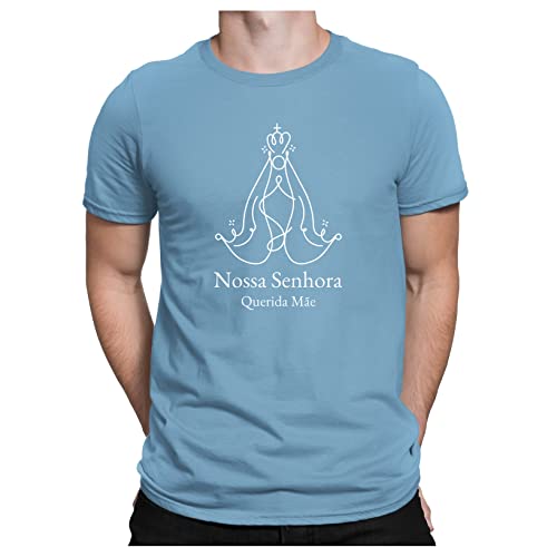 Camiseta Querida Mãe Nossa Senhora - Padroeira do Brasil (Vermelho, XG)