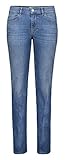 gerader Beinverlauf MAC Jeans Damen Melanie Straight Jeans, Blau (Blue D640), W34/L34