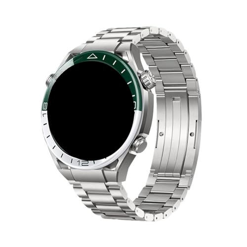 [PLYYQZM] Hua wei �ɍ��� WATCH Ultimate GT5Pro GT3 GT4 Pro 46mm �r�W�l�X�u���X���b�g�p 22mm �`�^���X�g���b�v�ɓK�p(Silver,For Watch 4 Pro)