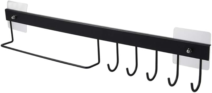 WEMUR Perchero libre de hierro forjado toallero baño colgar ...