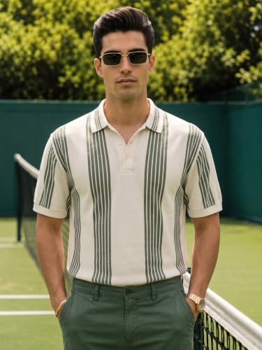 Image of Veirdo Printed Flatknit Polo T-Shirt for Men with Half Sleeves and Collared Neck, Suitable for Office Casuals, Travel, Comfortable Everyday wear, (S to 2XL)