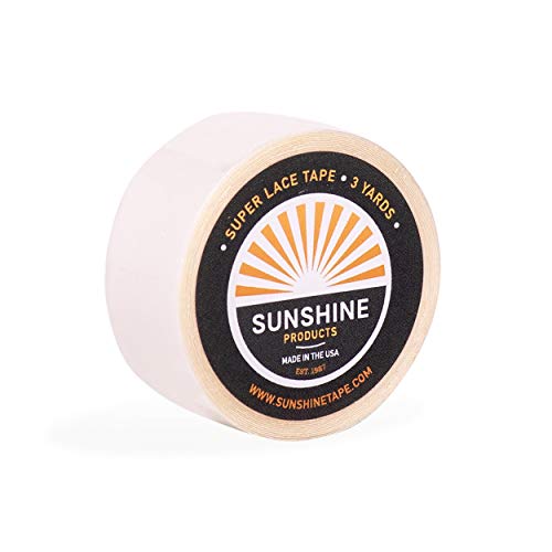 Image of Sunshine Tape | Super Lace Wig Adhesive Tape Roll | Double Sided, Medical Grade | Toupee and Wig Tape (3 /4 inch x 3 YDS, 1 Roll - Full Price)