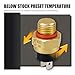 NICECNC Radiator Fan Thermo Switch Sensor 85(±3)°C-ON, 75(±5)°C-Off Compatible with KTM 450 EXC Factory 2005 2011 2007 500 XC-W 2012-2013 525 XC-W 2007 530/450 XCR-W 2008 620 See Fitment