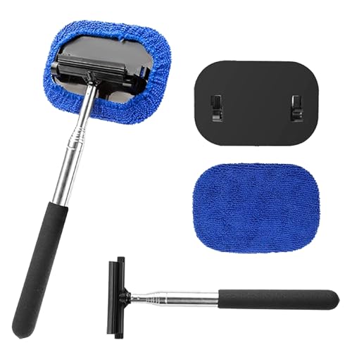 Car Windscreen Cleaner Inside, Car Window Cleaner - Auto Interior Windshield Cleaning Tool for Car Windscreen & Glass Wiper Kit