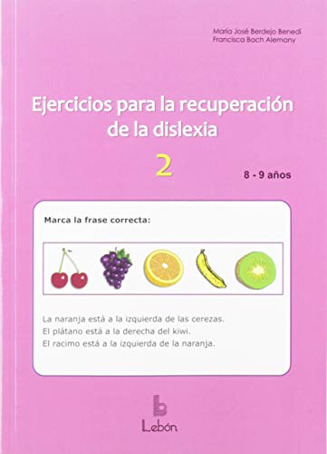 Ejercicios para la recuperación de la dislexia-2: 8-9 años