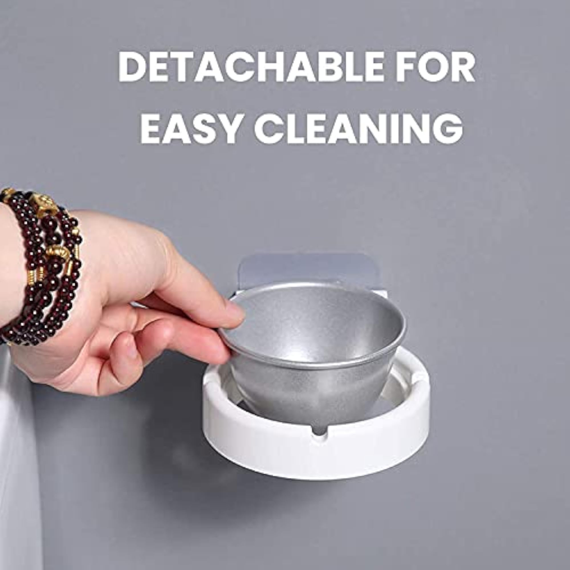 Wall Mounted Portable Ashtray with Hook, Set of 3