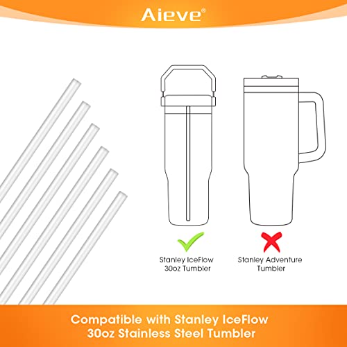 Aieve Copo de canudo de substituição para Stanley Iceflow Tumbler de 850 g, Stanley Flip Straw Tumbl