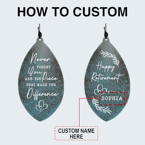 Image of ASTARIN Personalized Happy Retirement Gift 2026, Retirement Wind Chimes for Women Men, 35 inch Large Deep Tone Wind Chime Retire Gifts for Teacher Co-Workers Boss Husband Friends Parents