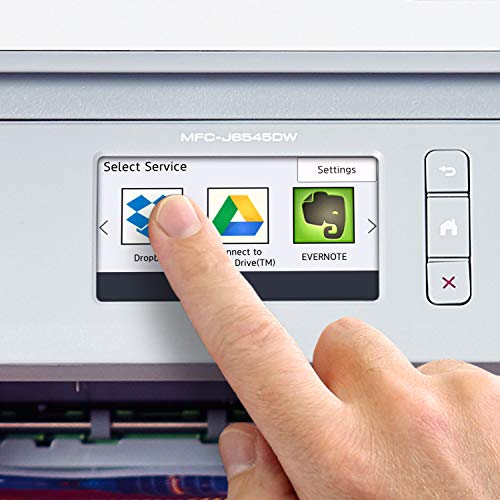 Brother Mfc-J6545Dw Inkvestmenttank Color Inkjet All-In-One Printer With Wireless, Duplex Printing, 11" X 17" Scan Glass And Upto 1-Year Of Ink-In-Box, Mfc-J6545Dw, Amazon Dash Replenishment Ready #TOP6