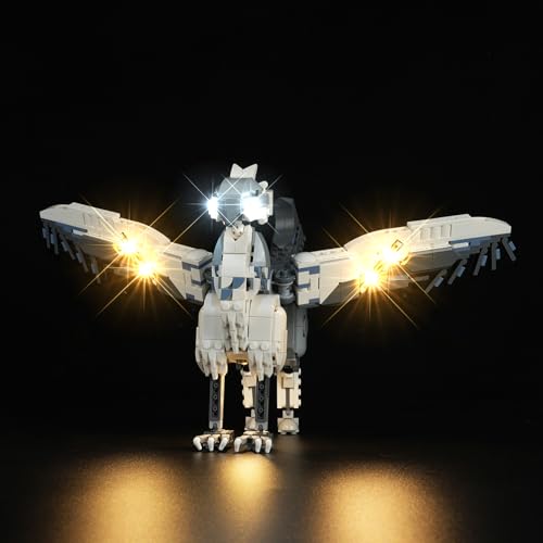 DALDED LED Light Kit for Lego Buckbeak, Compatible with Lego 76427, Lighting Your Toy for Buckbeak - Without Model (Not Include Lego Set)