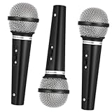 Entdecke das Mini Mikrofon für den Weihnachtswichtel – Perfekt für deine festlichen Botschaften! 3 Milisten 3 Stück Teiliges Mini mikrofon Mikrofon Requisiten Schwarz Simulation Bühnenauftritte Kostümparty Karaoke Geschenk