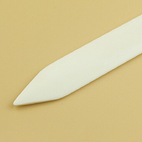 Bone Folder Creaser Scoring Folding Creasing Paper Leather DIY Craft Tool,White (3 Pcs)
