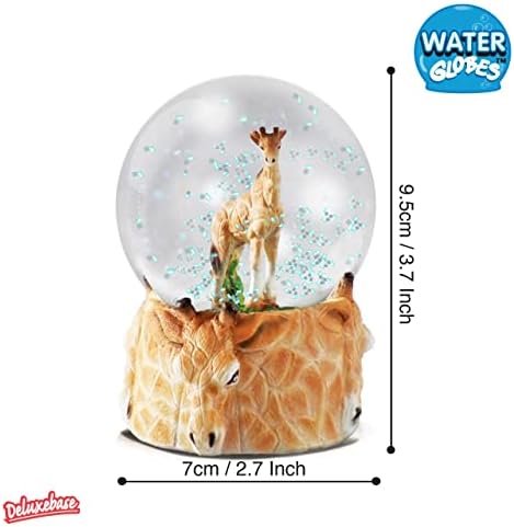 Water Globe - Giraffe from Deluxebase. Giraffe Snow Globe with Resin Figurine and Moulded Base. Great home decor, ornaments and gifts.