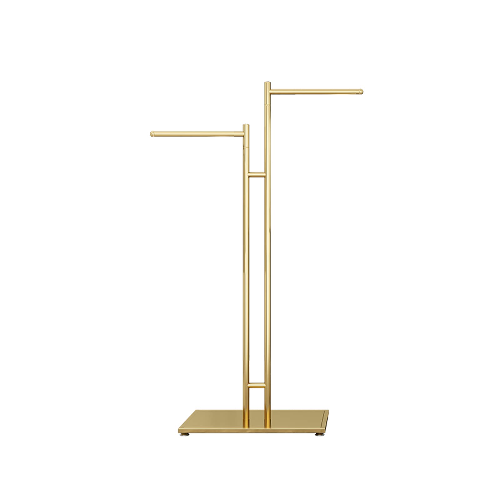 Rack De Recubrimiento De Ropa, Riel Multifunción con Doble Colgante De Rieles con Almohadillas Antideslizantes, Adecuado para Salas De Exposición Boutiques(Size:120cm)