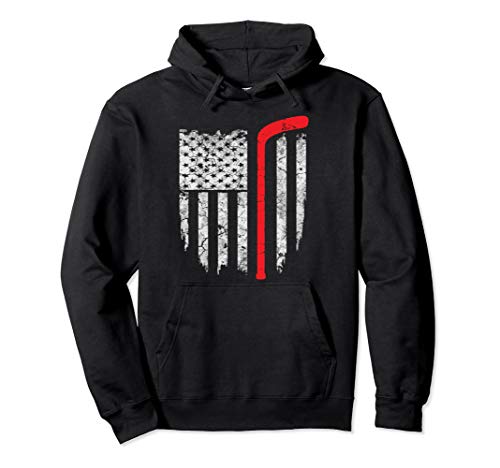 Hockey American Flag Hoodie Hockey Hoodie Hoodies