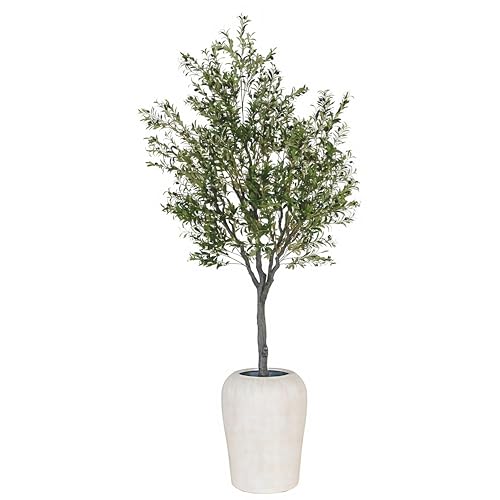 VYNT Olive Tree Artificial 10 Feet Tall, Fake Indoor Tree, Faux Decorative Tree