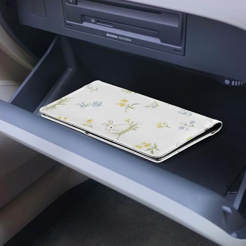 Organizador para auto Slim de cuero miniatura 6